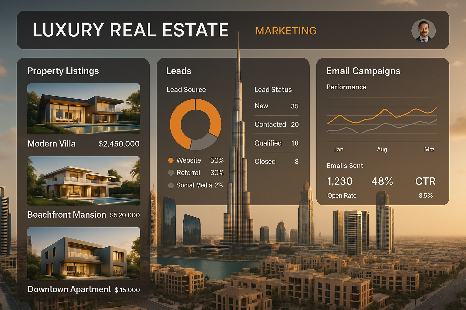 High-Value B2B Lead Generation Campaign for a Major UAE Property Developer